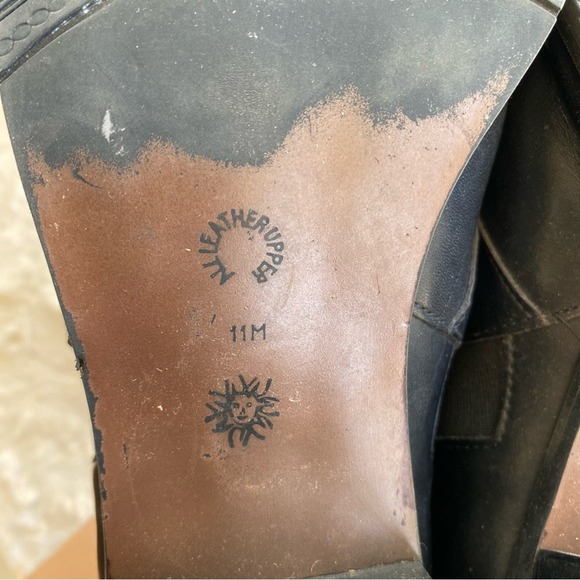 Vintage Westies Women's Leather Short Ankle Booties Size 11 Block Heel Y2K Shoes - Picture 11 of 13